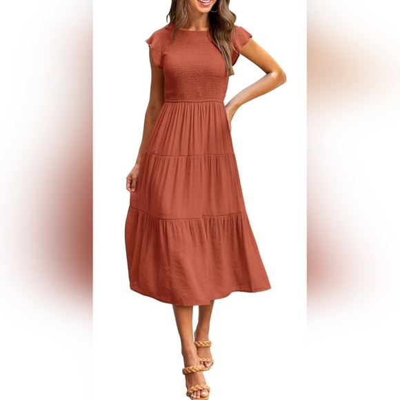 Flowy Midi Maxi dress - Picture 1 of 3